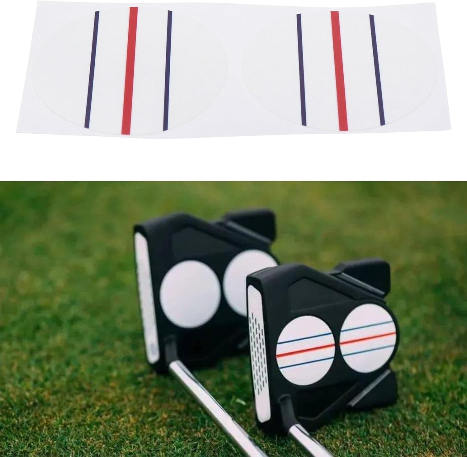 37mm Odyssey Triple Track Two Ball Putter Alignment Aide Vinyl Decal Sticker