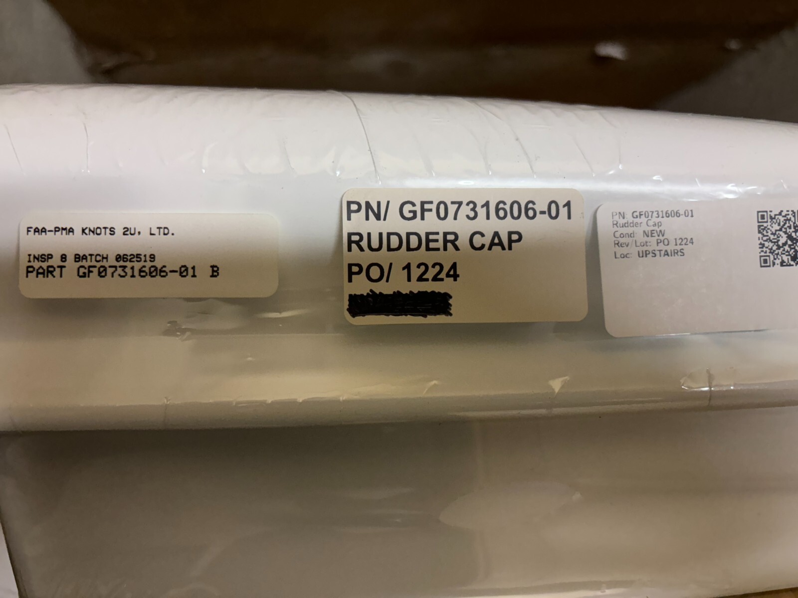 GF0731606-01 Rudder Cap