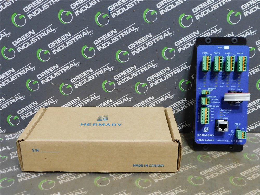 NEW Hermary GIG-4PT 4 Port Terminator Card for DPS and SL Scanners