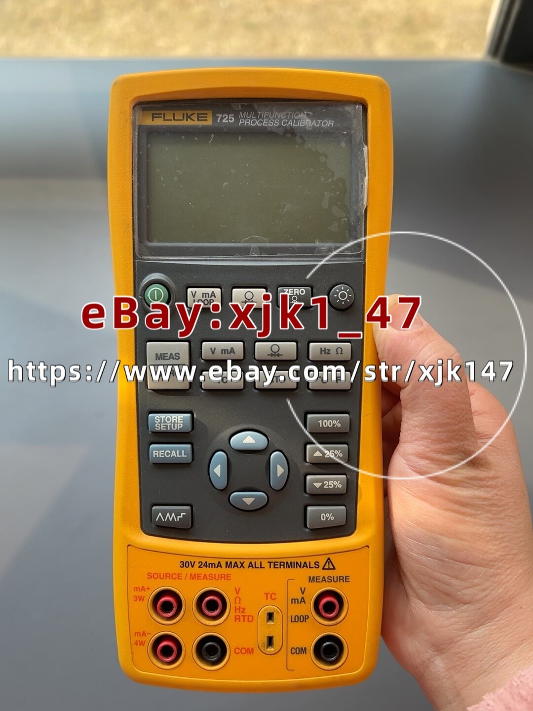 FLUKE 725 multifunctional process calibrator, functioning normally