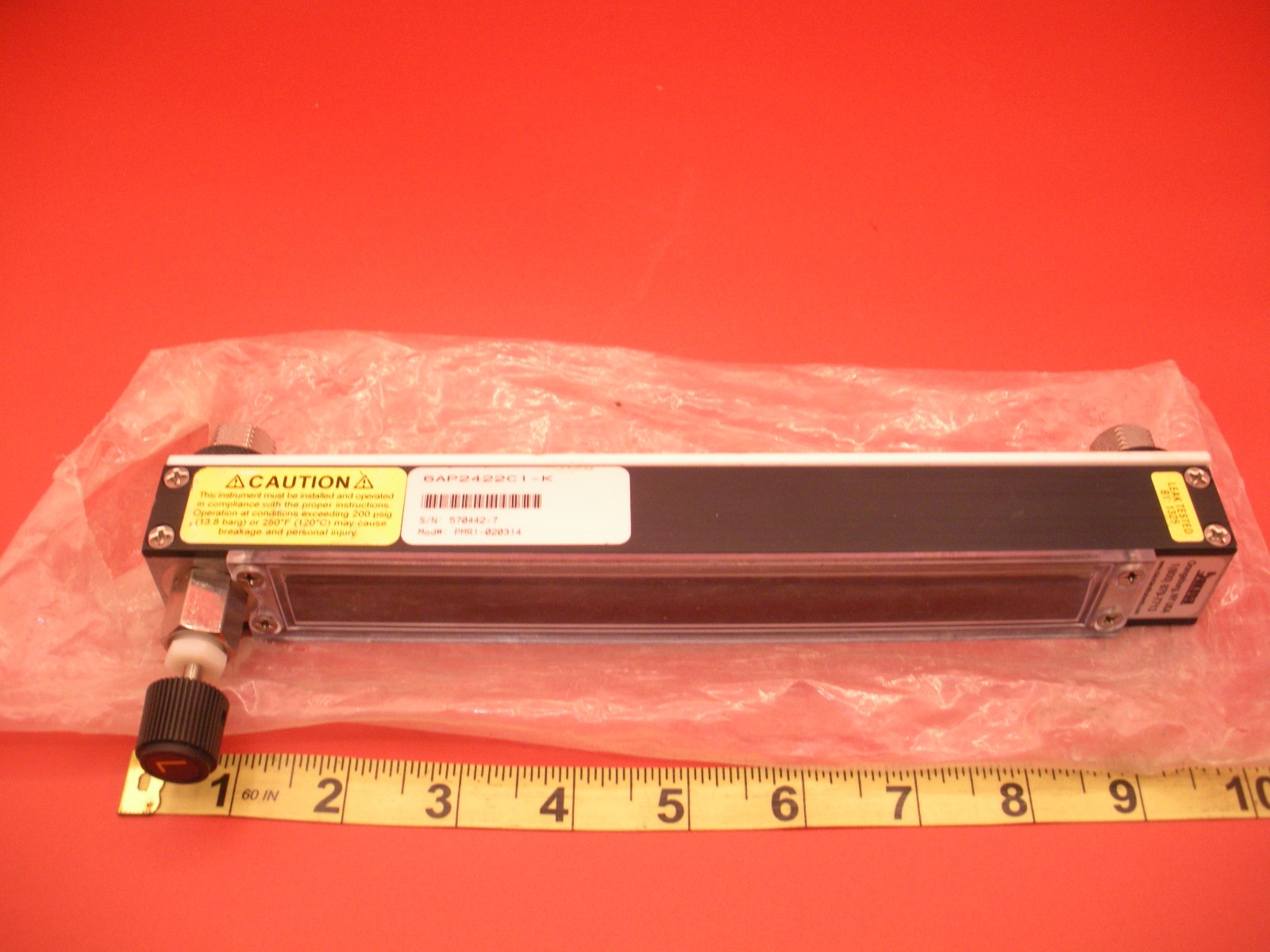 Dakota PMR1-020314 150mm Aluminum Flow Meter CV Valve 6AP2422C1-K Instruments