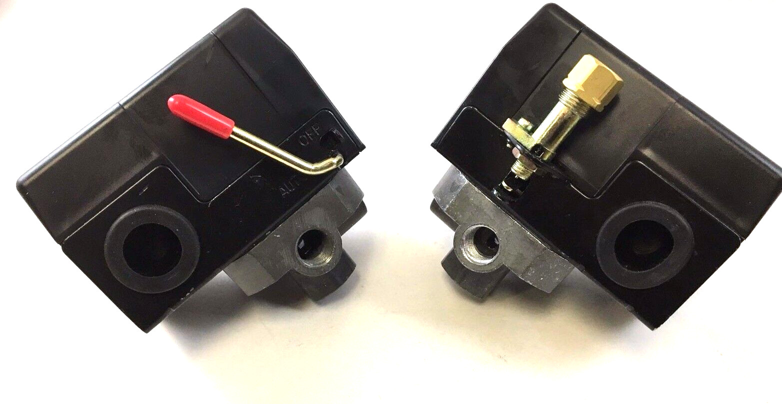 BLACK MAX AIR COMPRESSOR REPLACEMENT PRESSURE SWITCH 95-125PSI ADJUSTABLE 4 PORT