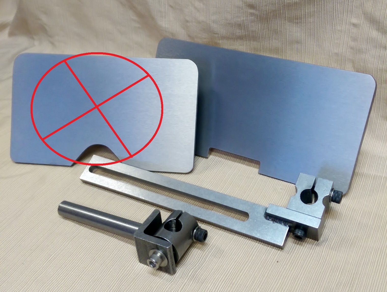 D-D Work / Tool Rest for Jet Wilton Square Wheel Belt Grinders - 14" Table