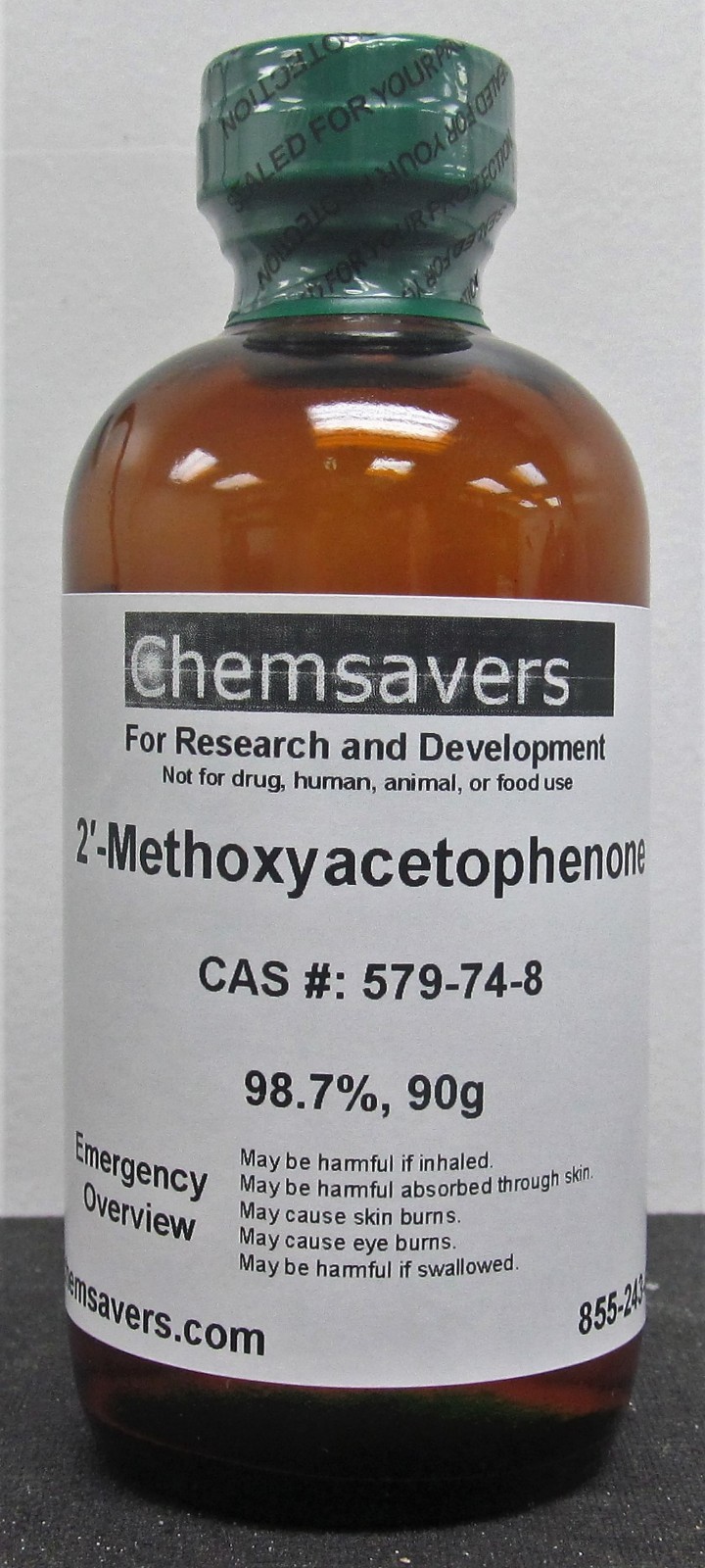 2′-Methoxyacetophenone, 98.7%, 90g