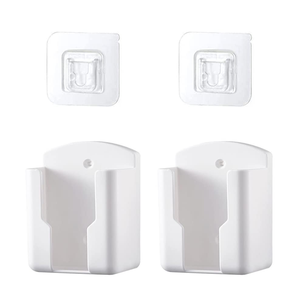 2 PCS Wall Mount Remote Control Holder TV Organizer Caddy Box Large 3.3 Inch