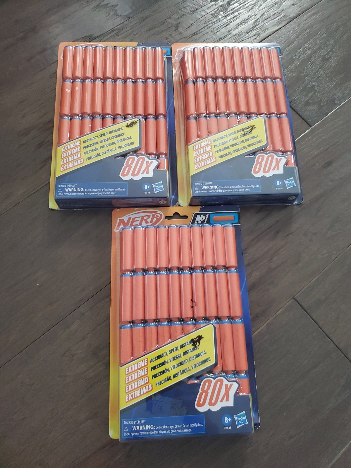 Nerf Darts for N1 Dart Blasters, 80 Darts Per Pack, 3 Packs (240 Total) Ages 8+