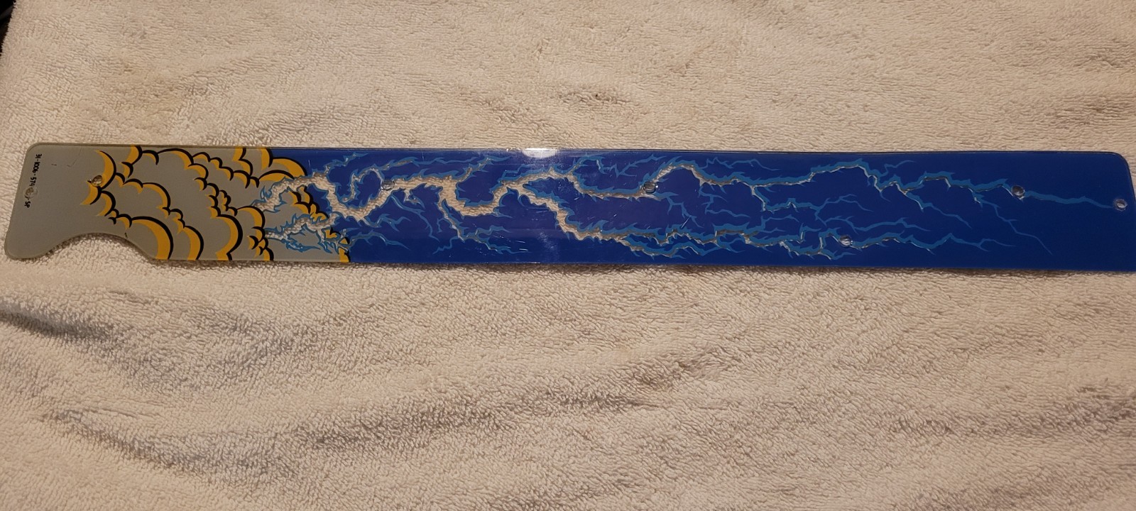 Williams Whirlwind Pinball Plastic Back Panel