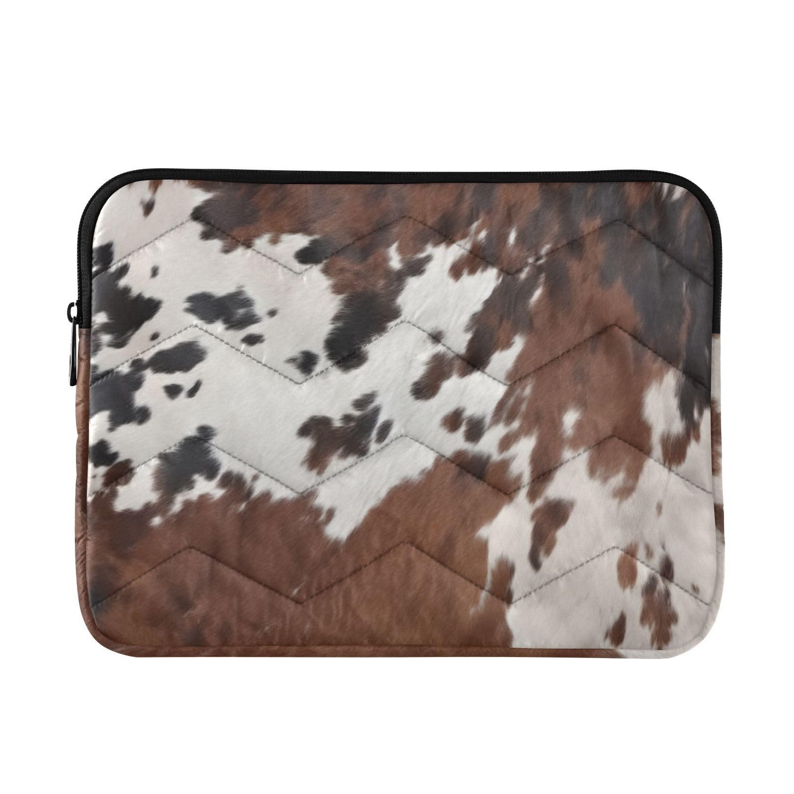Cow Print Laptop Sleeve Bag Shockproof Protective Computer Carrying Case for ...