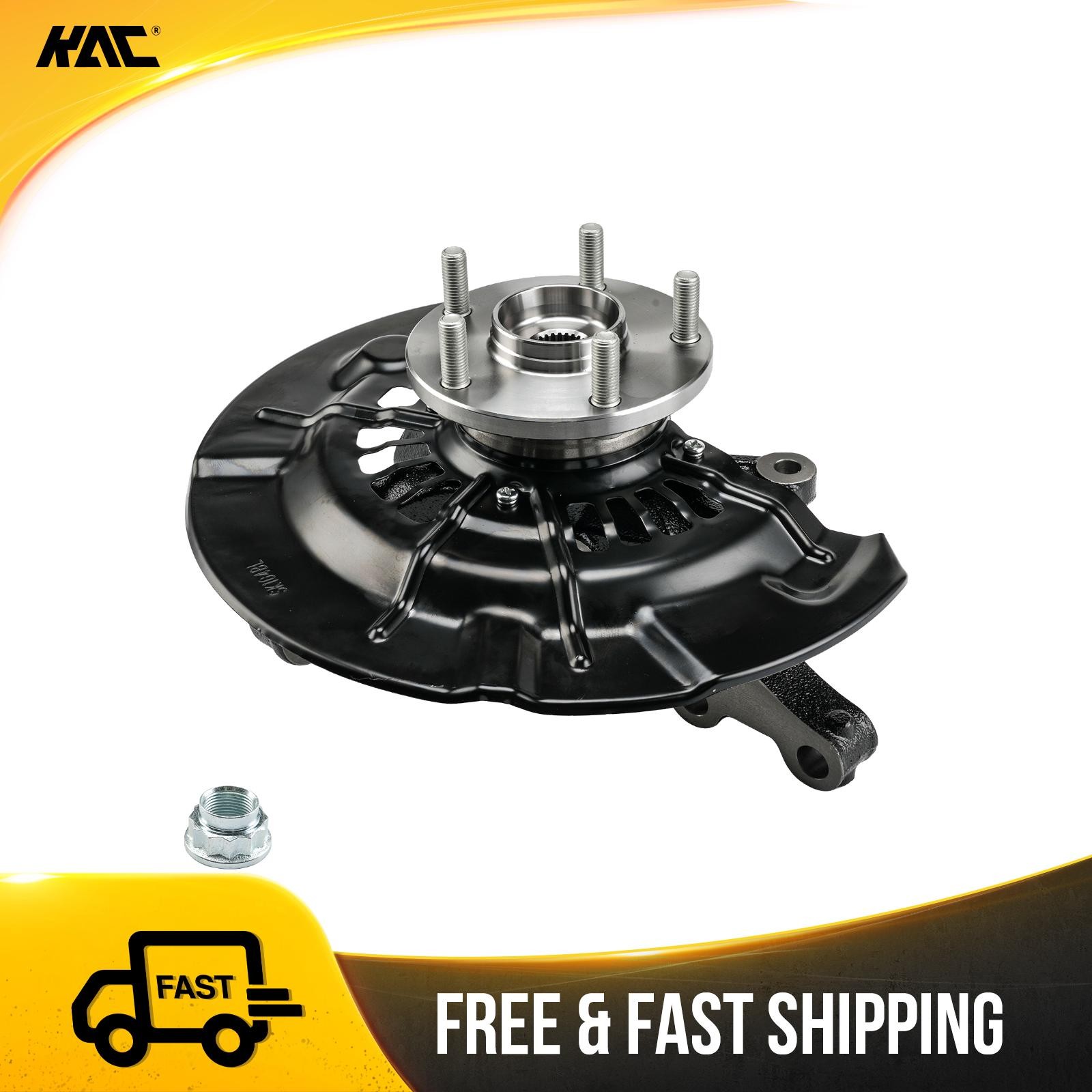 Steering Knuckle Wheel Hub Bearing Front Left For 2015-2017 Toyota Camry L4 2.5L