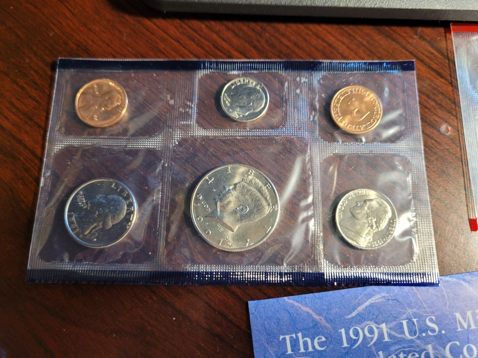 1991 UNITED STATES MINT UNCIRCULATED COIN SET W/DOCUMENTATION