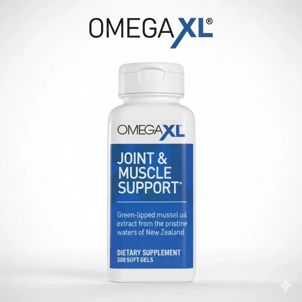 1xOmega XL 300 Capsules Green Lipped Mussel Joint & Muscle Relief Supplement