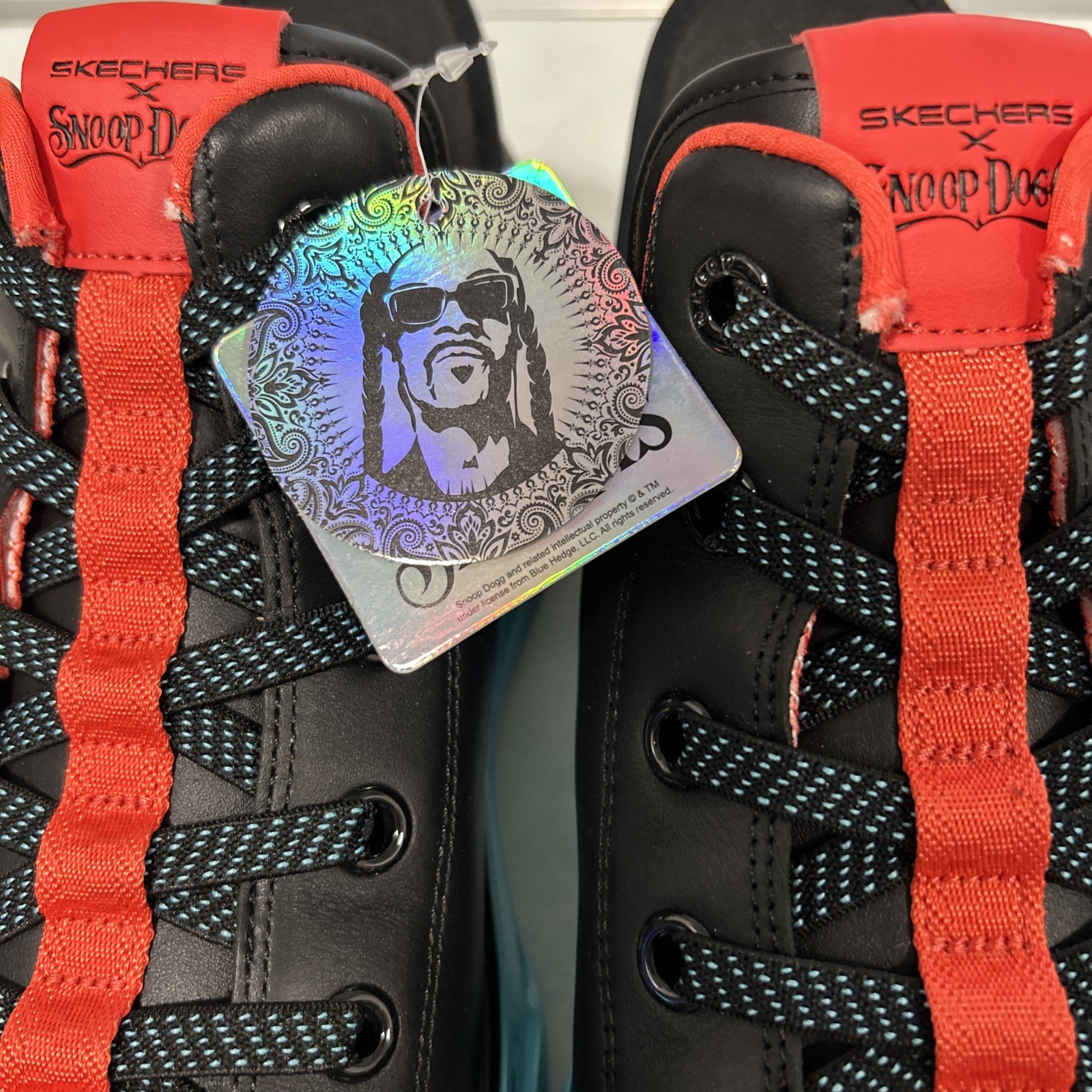 Snoop Dogg One-OG 251035 Men’s 12 Women 13.5 BNIB Black/Turquoise Free Shipping