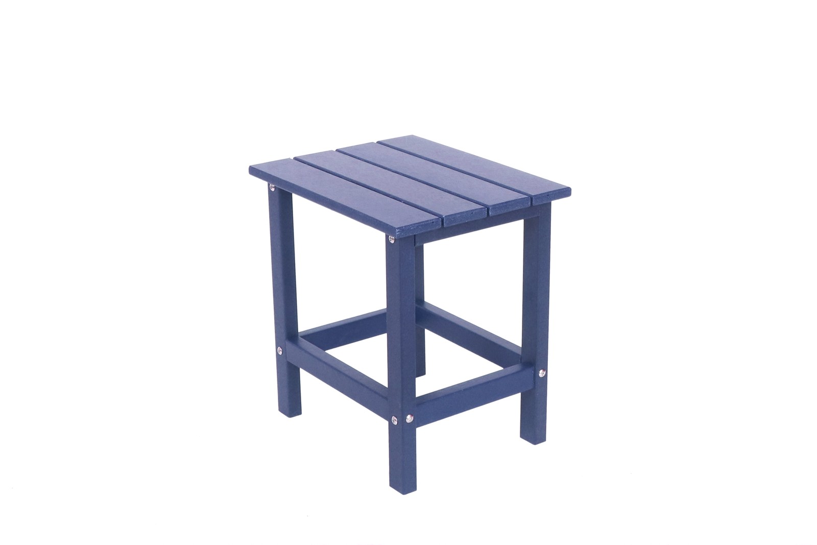 Adirondack Square Outdoor Side Table HDPE Navy Blue