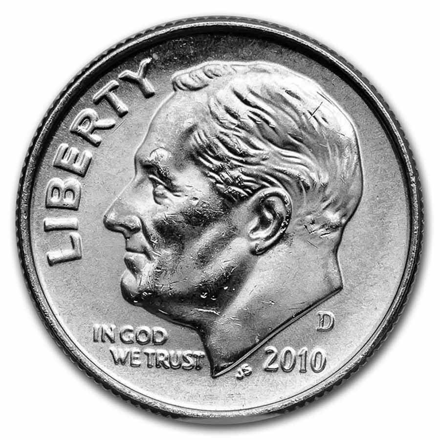 2010-D Roosevelt Dime BU