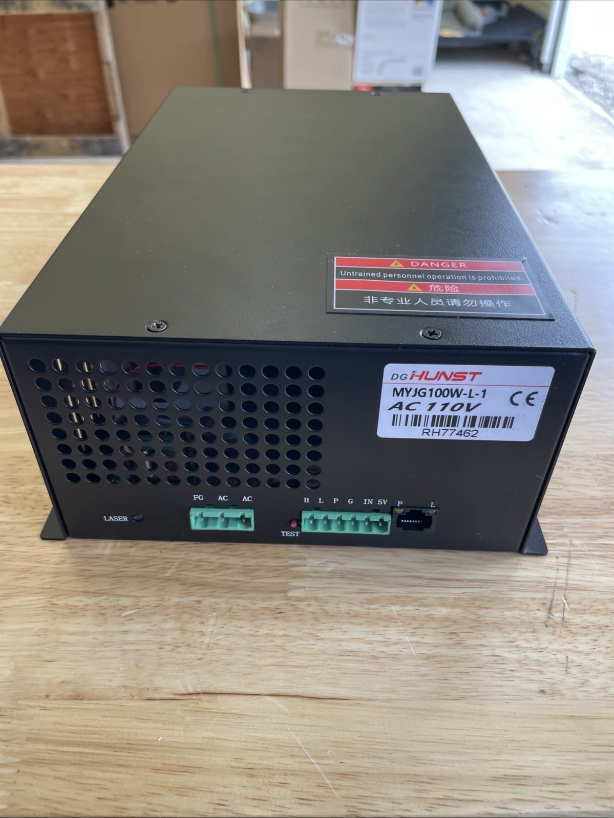 110W CO2 Laser Power Supply for Laser Tube Laser Cutter Power Supply MYJG-100