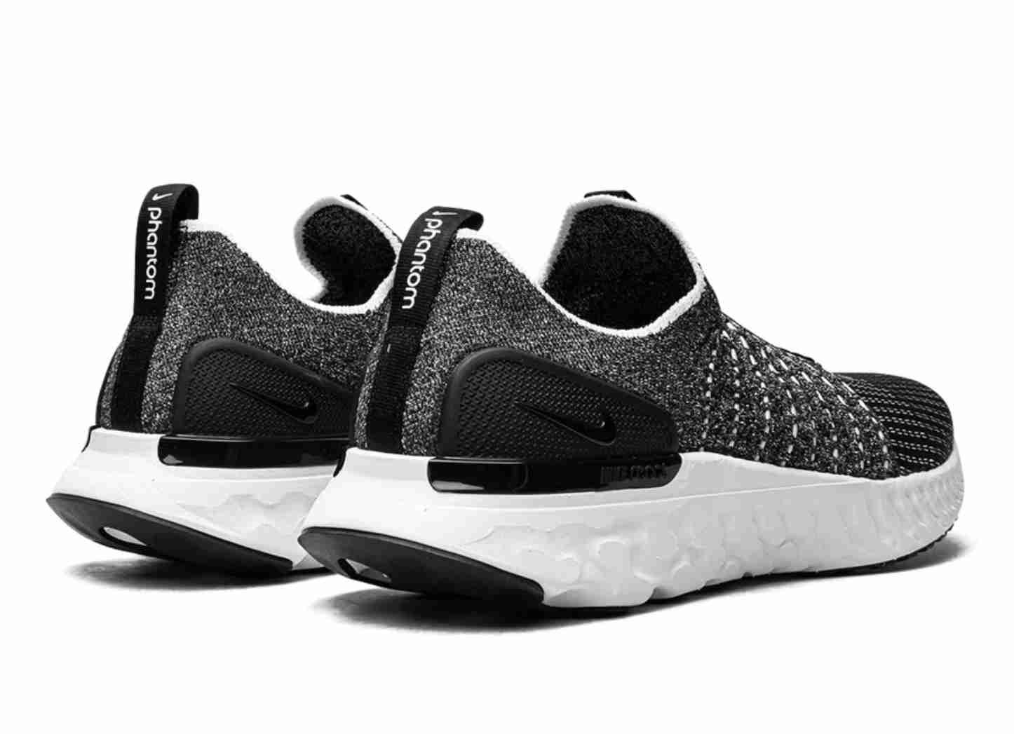 Nike React Phantom Run Flyknit 2 Black Smoke Grey CJ0277-003 Men Size