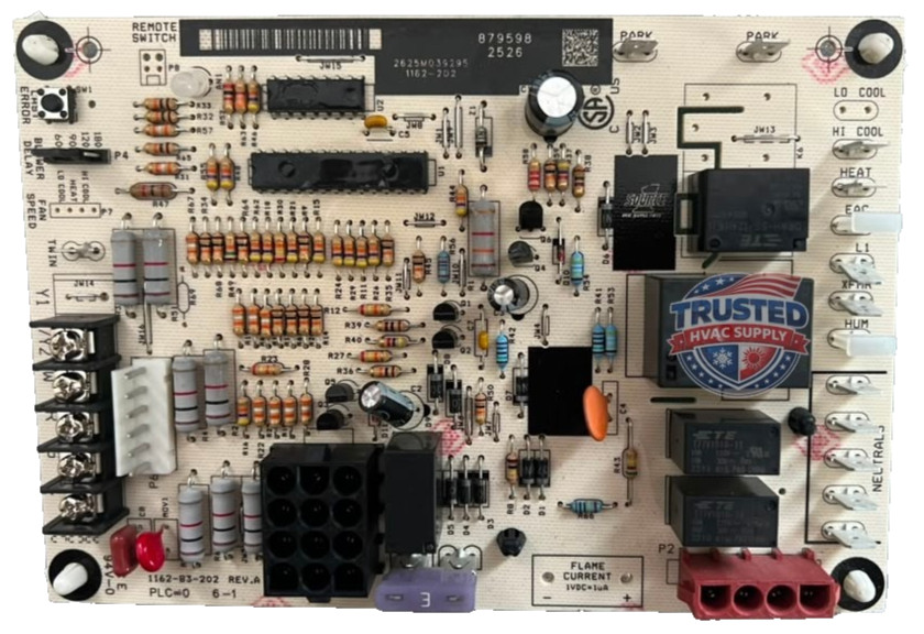 1162-202 OEM PART GUARANTEED WORKING TESTED GOOD Furnace Control Board 879598