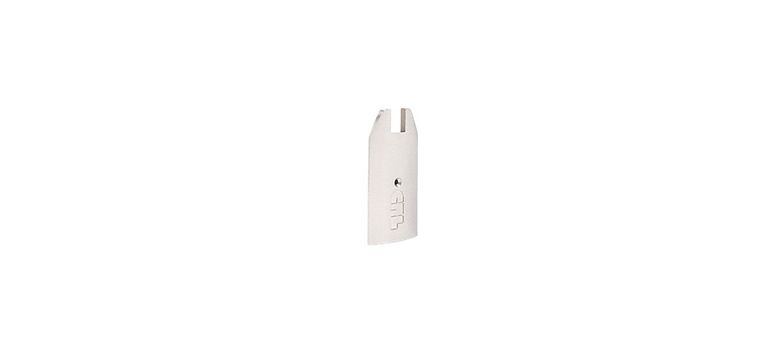 CRL Satin Anodized 4" Tapered End Cap for Sidelite Rails, Durable Finish