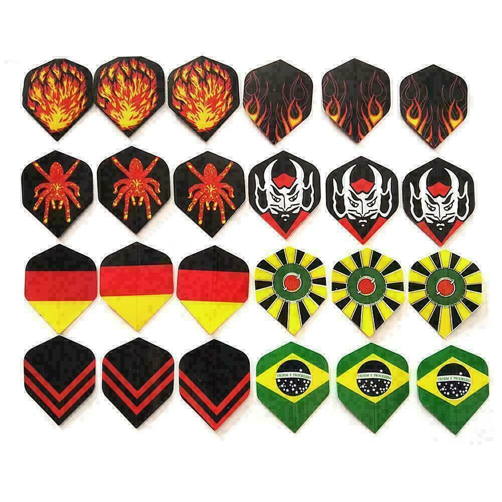 60Pcs 20-Pattern Dart PET Flights Multi-Styles Nice T4D4 Darts Profe Y0M3 Y5O4 F