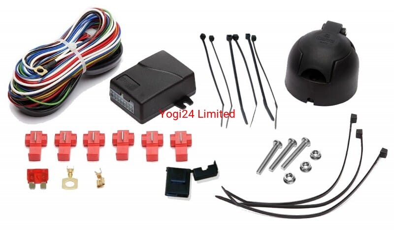 7 Pin Universal Tow Bar Wiring and Bypass Relay For Transit Custom (2012-21)