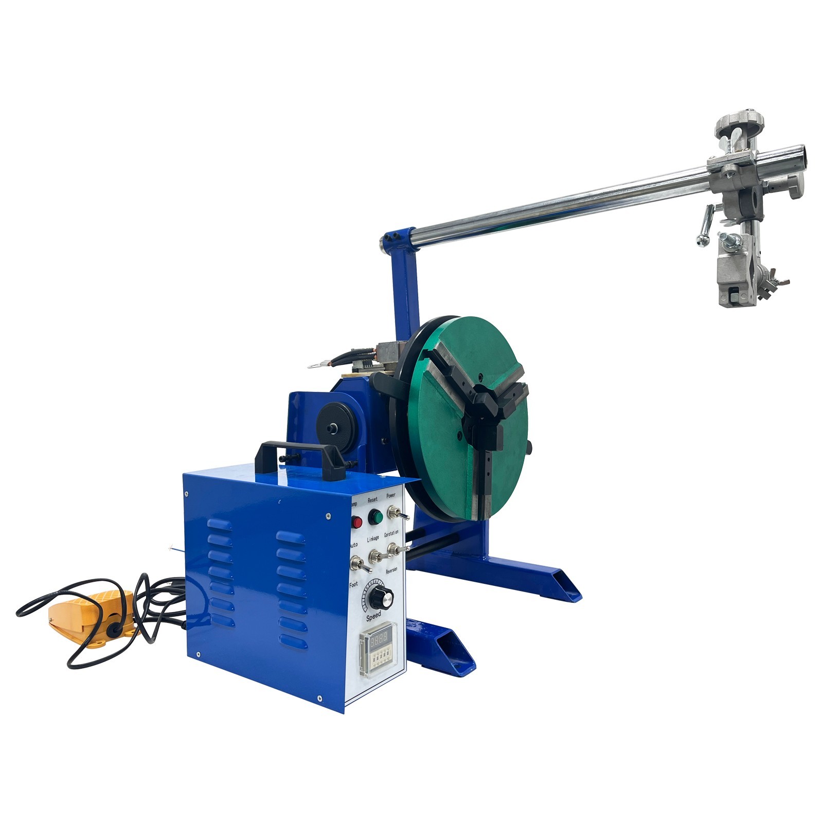 Welding Positioner Drill Chuck + Bracket 90 Degree Girth Welding Rotatuing Table