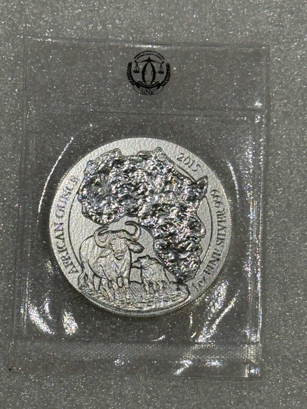 2015 1 oz Rwanda African Buffalo .999 Silver Coin ~ Mint Sealed ~ Pristine