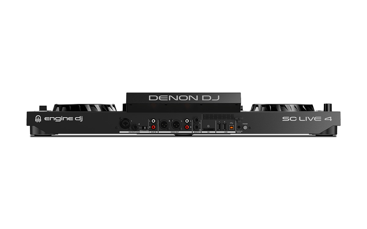 Denon DJ SC Live 4-Standalone Controller + Magma FLXGUARD DJ Controller Trolley