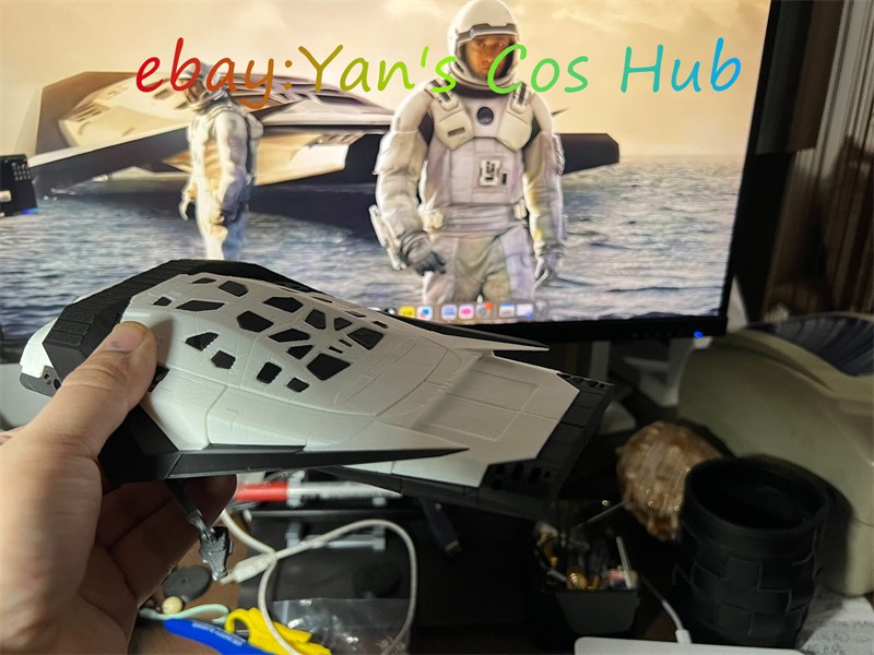 1:64 Interstellar Model Ranger Spaceship 3D Printed Static Model Light-up