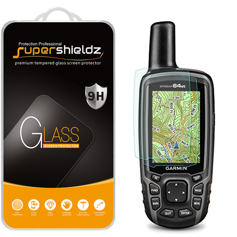 2X Tempered Glass Screen Protector for Garmin GPSMAP 64/ 64s/ 64st/64sc/64x/64sx
