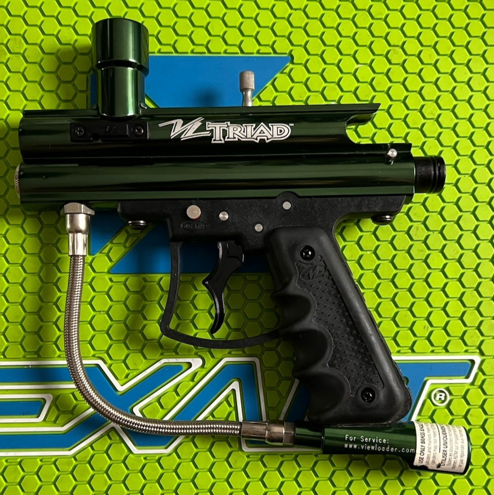 VIEWLOADER VL TRIAD SEMI AUTO PAINTBALL MARKER - GLOSS GREEN- (FOR PARTS)