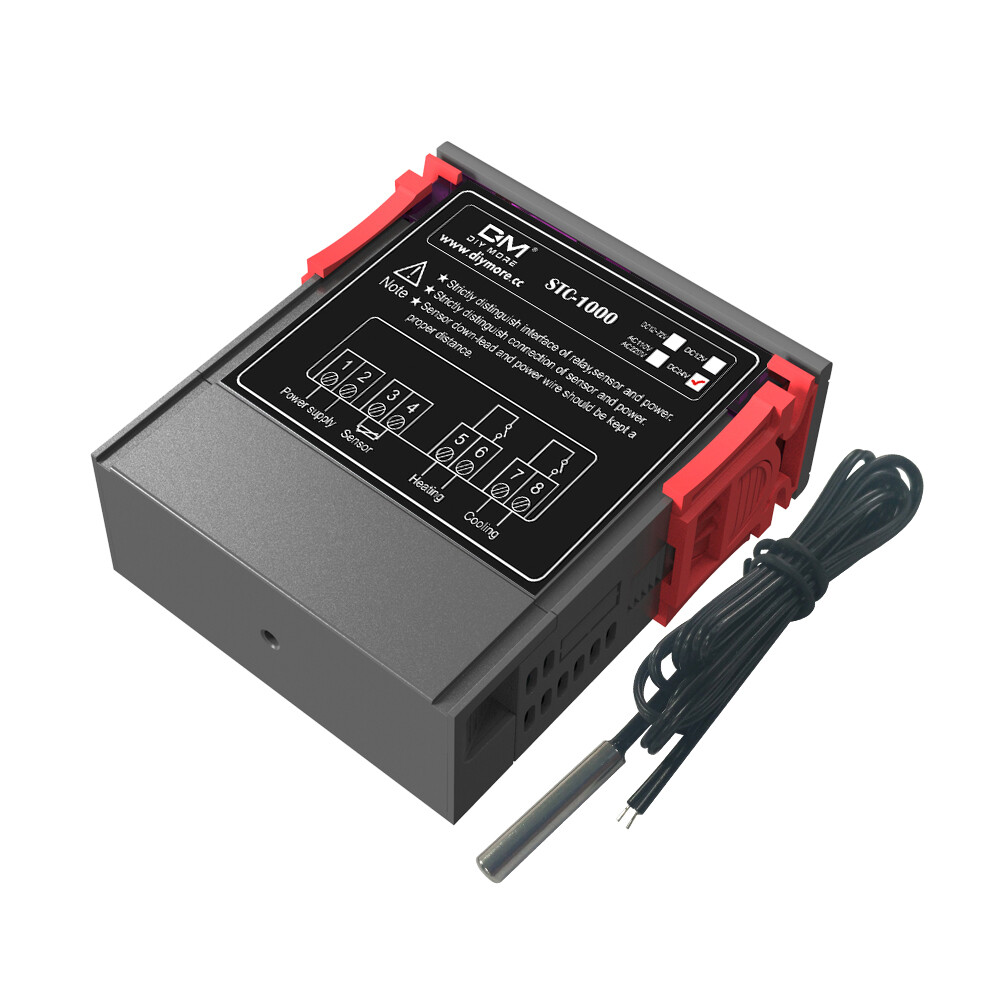 DC 24V STC-1000 Digital Thermostat Temperature Control Controller NTC Sensor