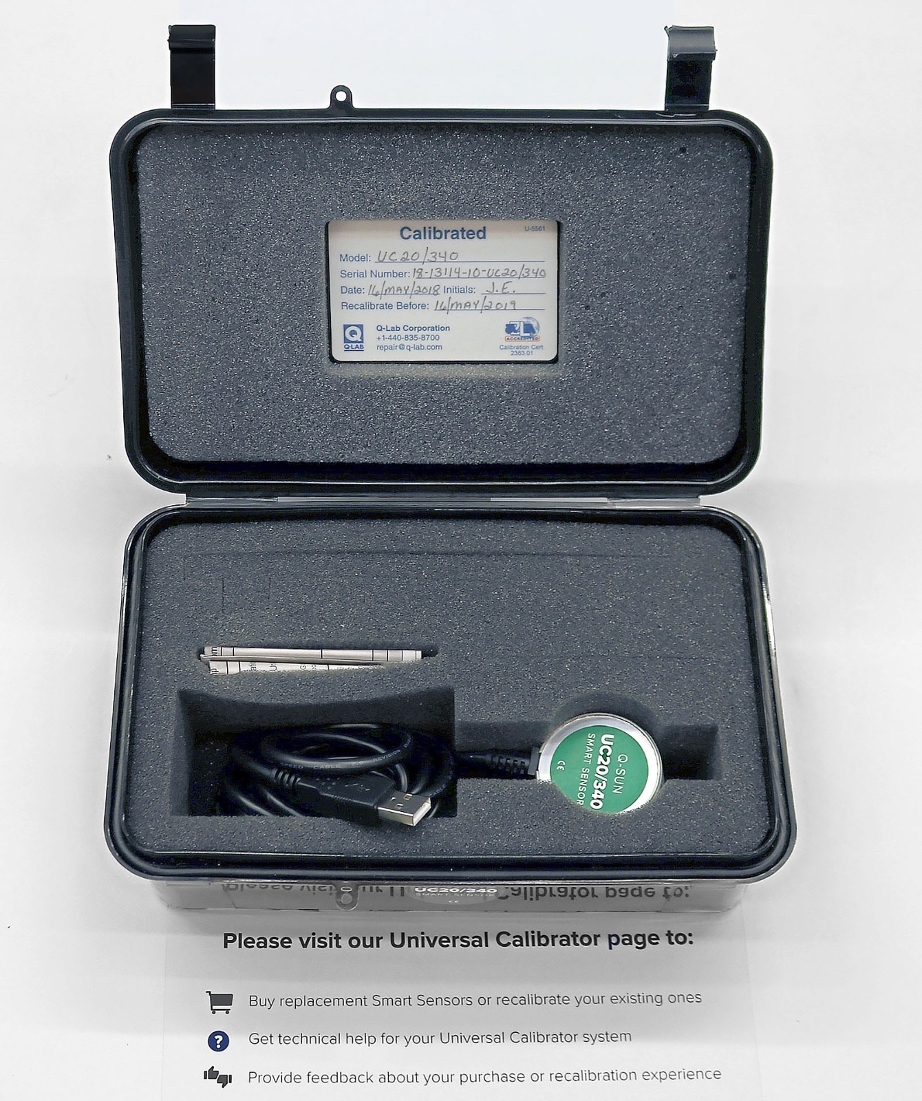 Q-Lab Universal Calibrator Smart Sensor Q-SUN UC20/340nm