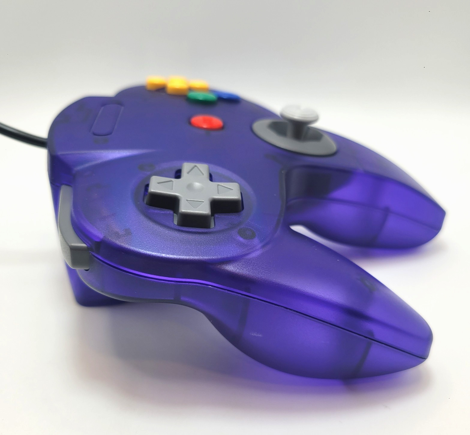 Nintendo 64 Wired Controller for N64 - TeknoGame® - Clear Grape Purple - NEW!