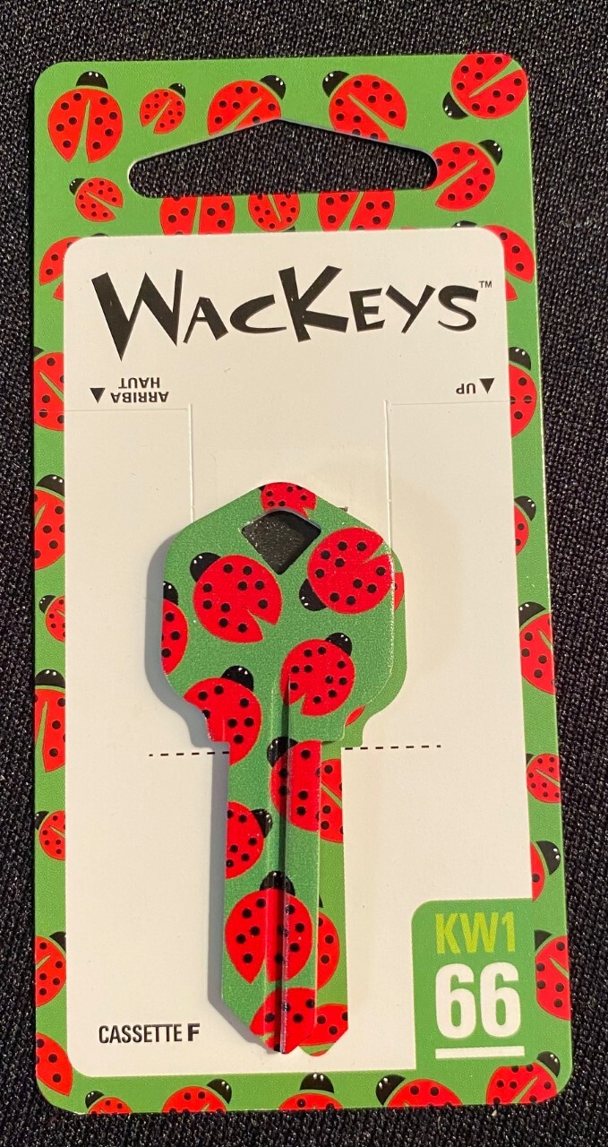LADY BUG KEY BLANK-KW1/66-FOR KWIKSET LOCKS