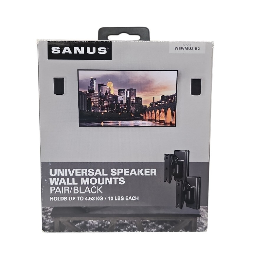 Sanus - Universal Wireless Speaker Wall Mount for Speakers up to 10 lbs.