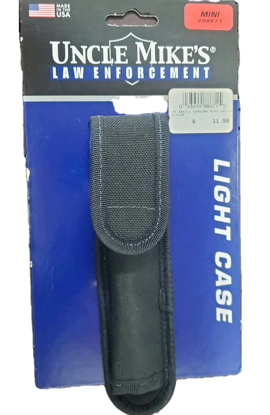 Flash Light Case for Belt - Uncle Mike's Law Enforcement Mini #88671
