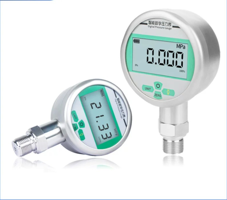 High-Precision Smart Digital Pressure Gauges Air and Oil Pressure Gauges