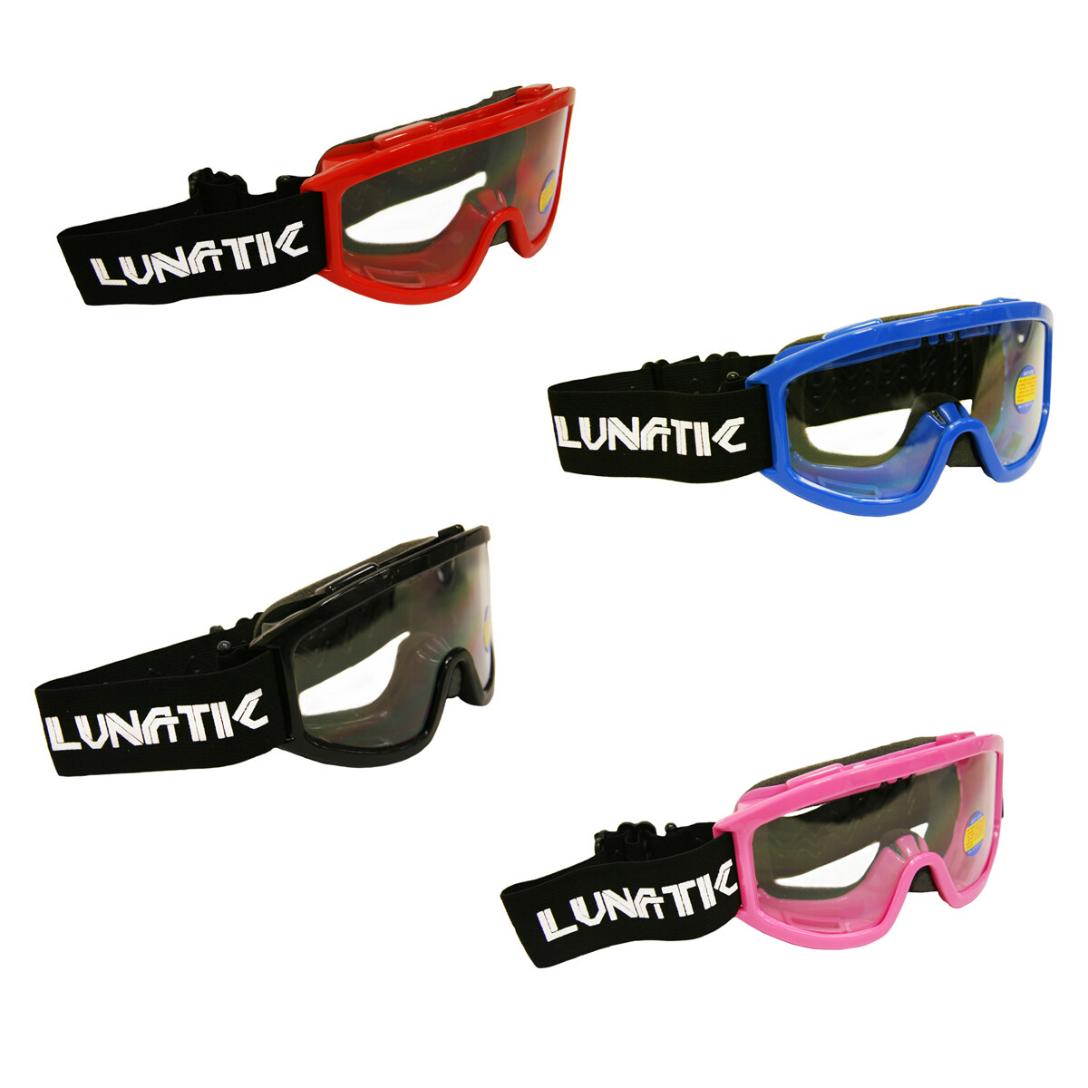 Lunatic Youth Goggles MX ATV Motocross Dirt Bike Motorcycle Kids Boys Girls
