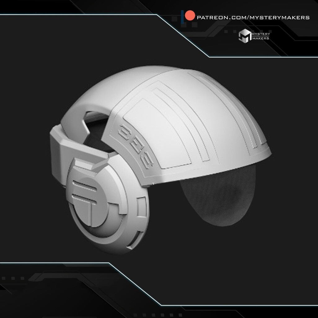 Sabine Biker Helmet Replica Prop 1:1 (Painted)