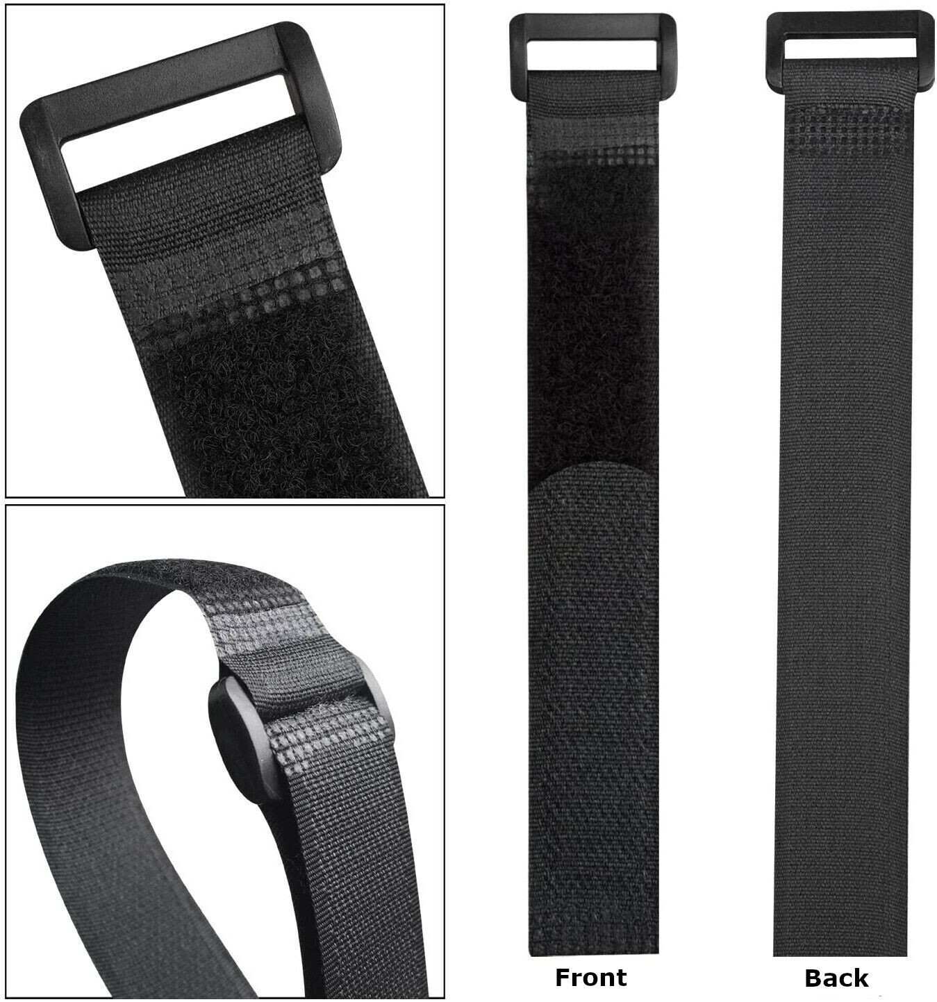 Reusable Fastening Cable Straps Cable Ties Set Adjustable ties 20pcs Hook & Loop