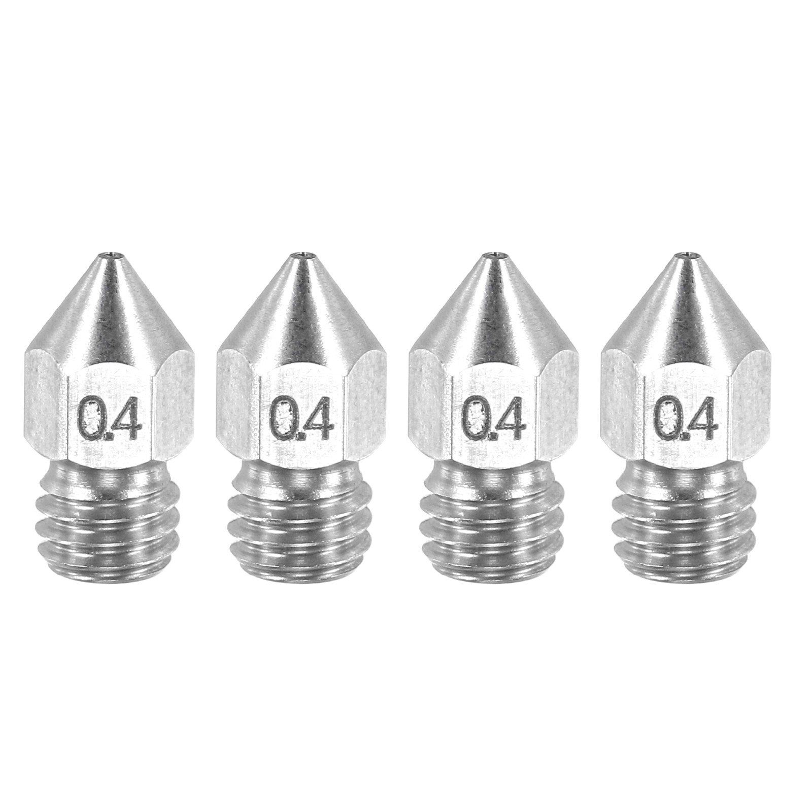MK8 Nozzles 0.4mm 3D Printer Extruder Nozzle for 3mm Filament Pack of 4