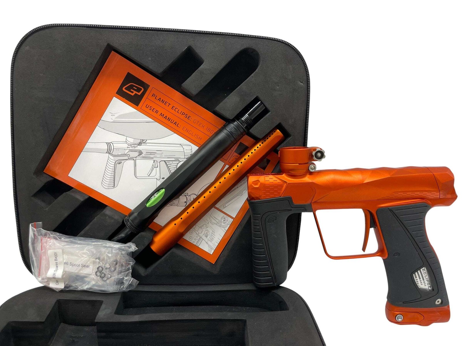 Planet Eclipse Infamous Diamond Skull GTEK 180R Orange/Black Paintball Gun
