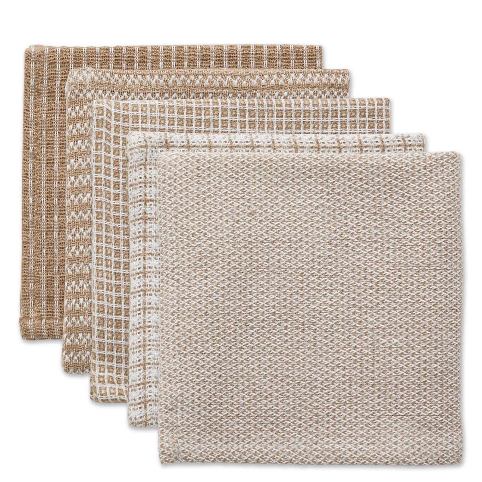 Dishcloth Set 12x12 Stone Kitchen Everyday DII Assorted