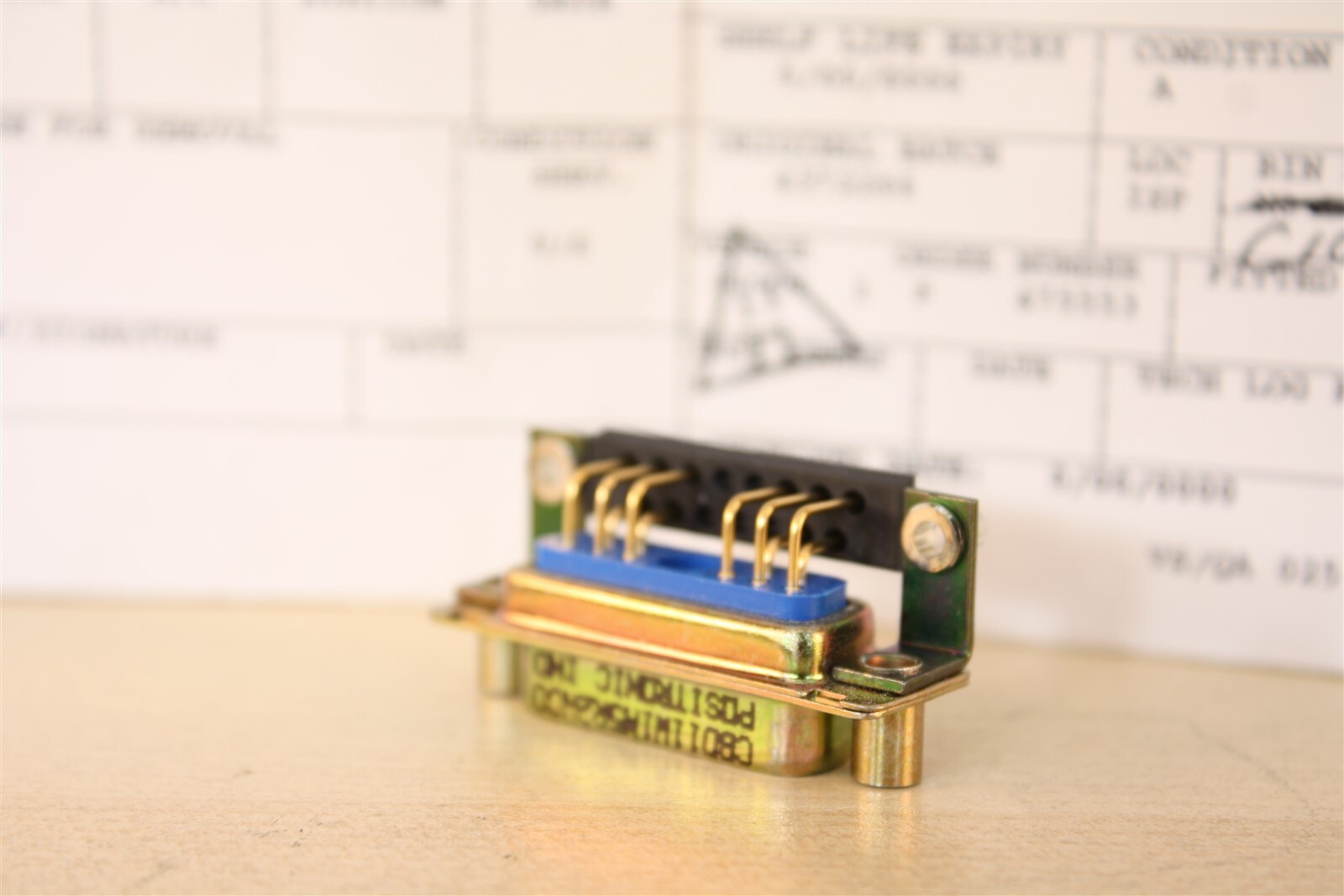Positronic CBD11W1M5R2N00 Right Angle D Sub Connector