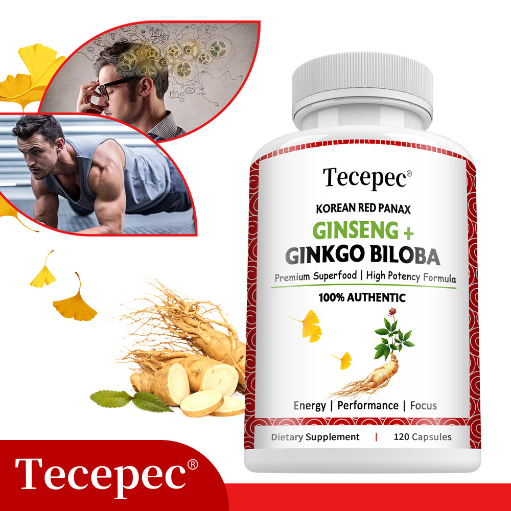 Ginseng+Ginkgo Biloba Capsules,Promotes Relaxtion,Balance Brain And Sleep Health