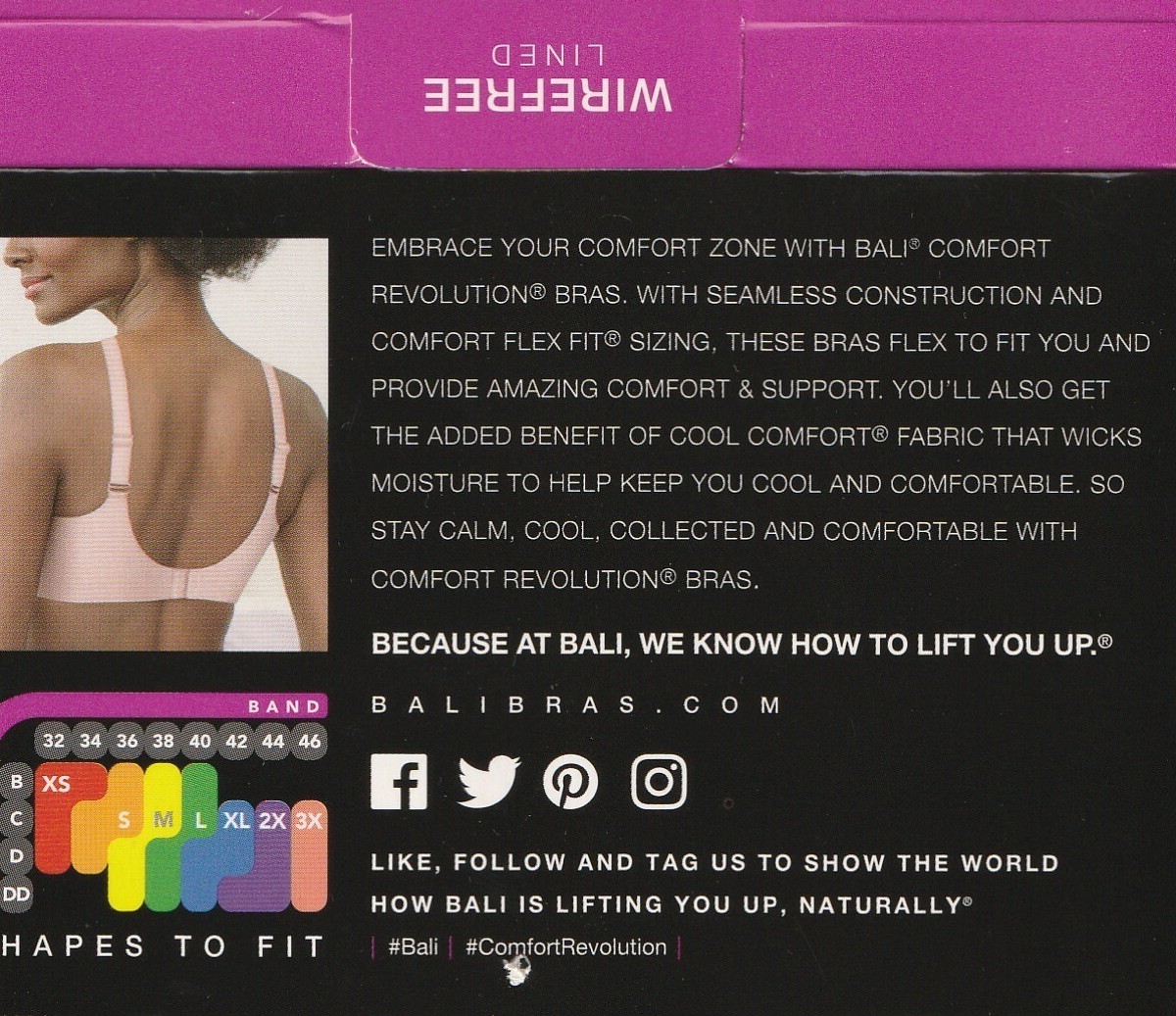 New Bali Comfort Revolution EasyLite 360 Degree Stretch DF3491/3496 Size S-3XL