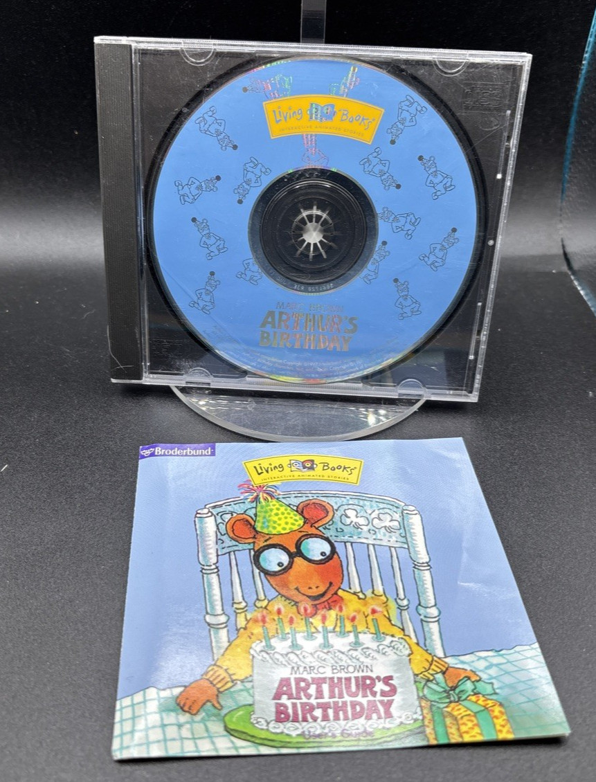 Marc Brown’s Arthur’s Birthday (1997) CD-ROM – Living Books Interactive PC/MAC