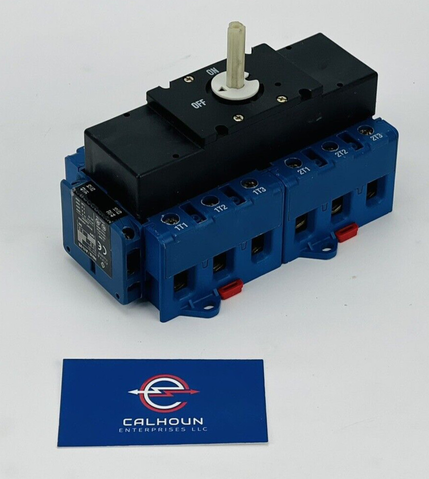 KRAUS & NAIMER KG100 Manual Motor Controller 100A 600V w/ H010/A11-VE *WARRANTY*