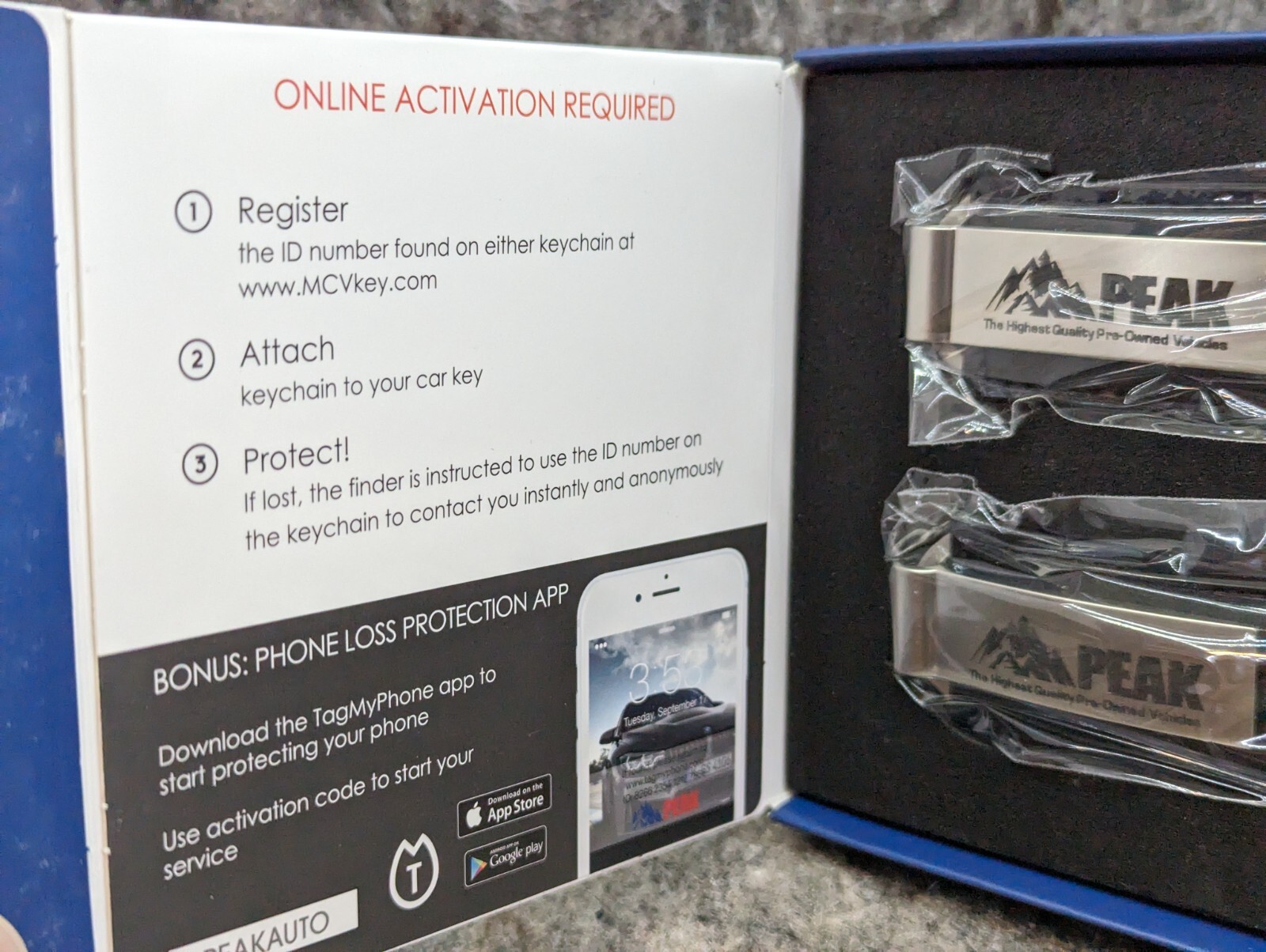 🔥New🔥 PEAK Smart Key Loss Protection (2 Key RIngs) - mcvkey.com