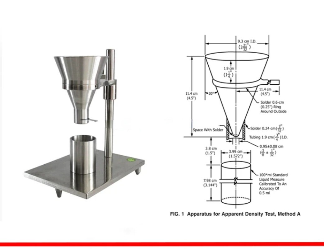 D1895 Plastic Material Apparent Density Tester, ASTM K-6721 Bulk Density Tester